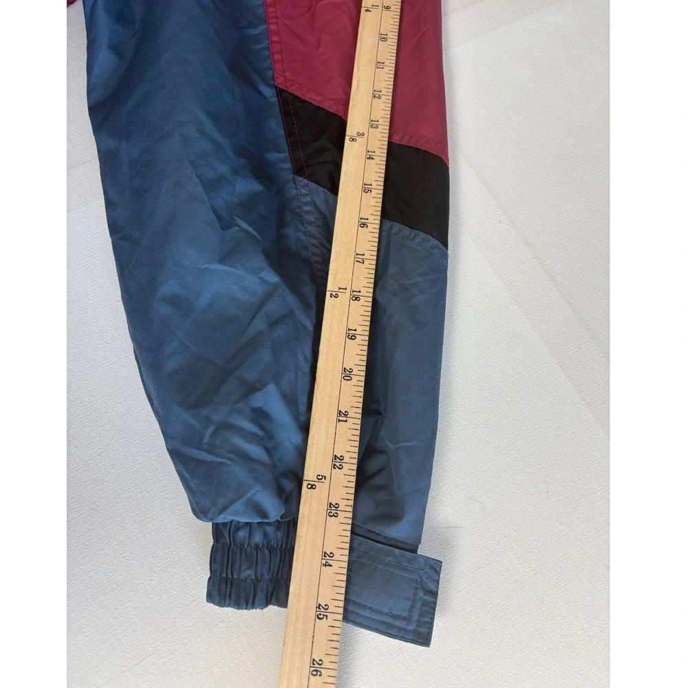 Vintage Sub Zero WeatherZone Anorak Jacket Blue Burgundy Colorblock Unisex Large